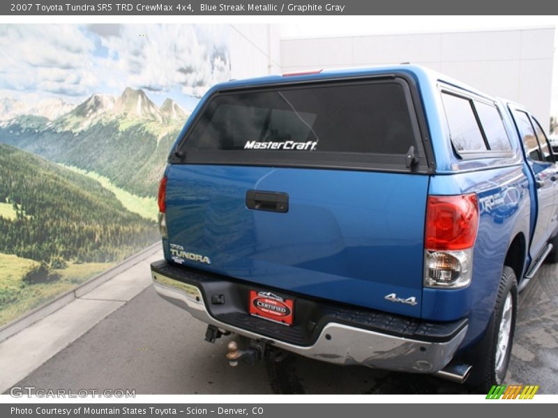 Blue Streak Metallic / Graphite Gray 2007 Toyota Tundra SR5 TRD CrewMax 4x4