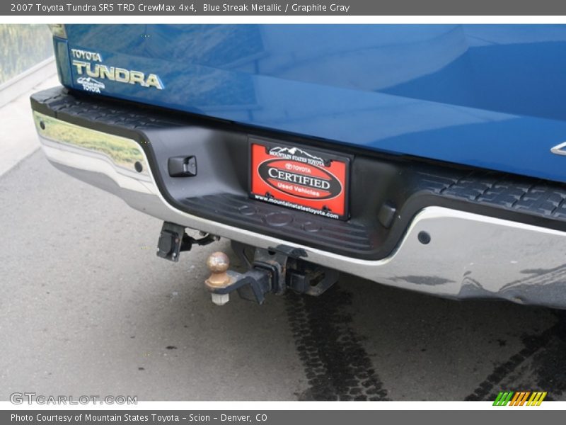 Blue Streak Metallic / Graphite Gray 2007 Toyota Tundra SR5 TRD CrewMax 4x4