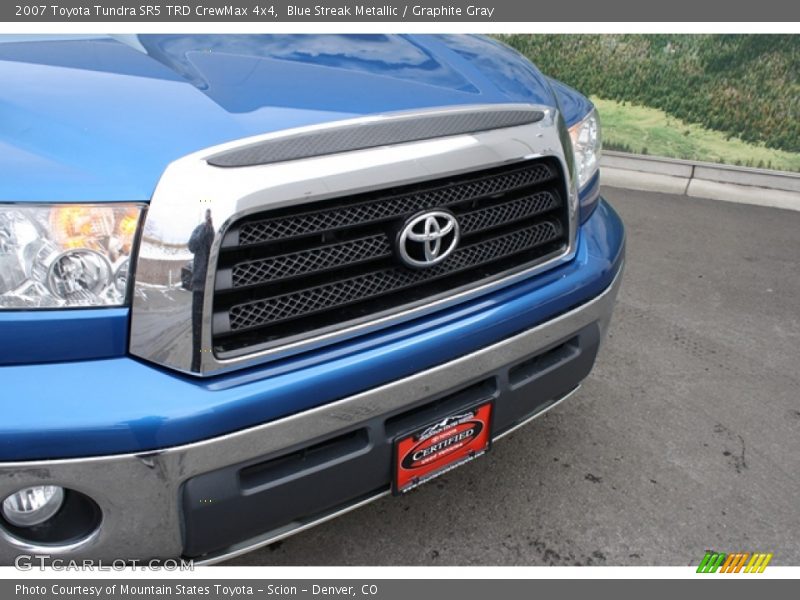 Blue Streak Metallic / Graphite Gray 2007 Toyota Tundra SR5 TRD CrewMax 4x4