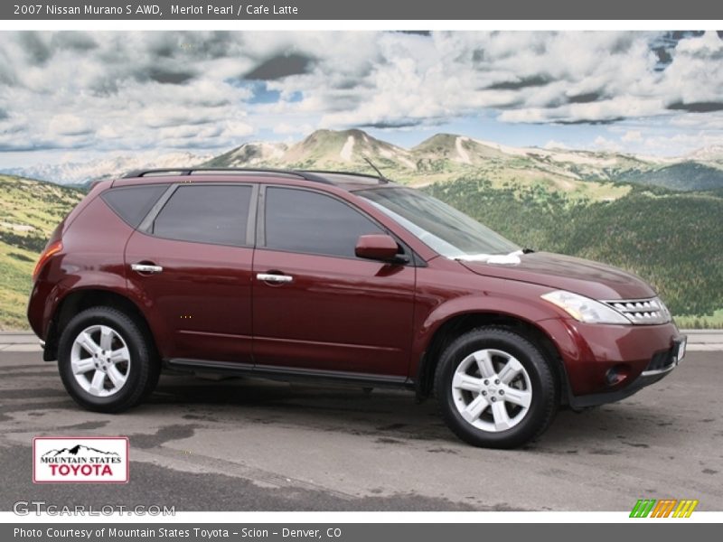 Merlot Pearl / Cafe Latte 2007 Nissan Murano S AWD