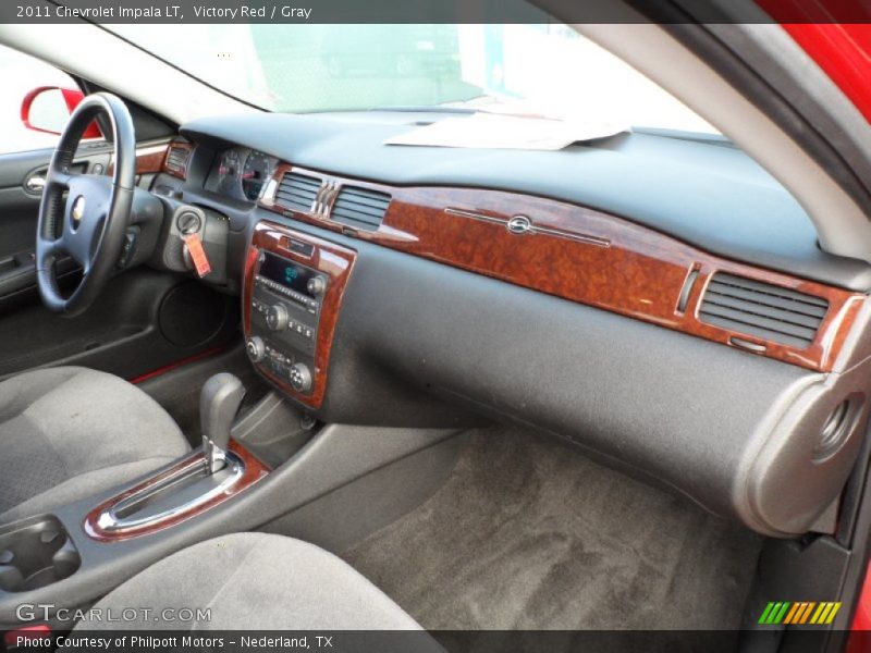 Victory Red / Gray 2011 Chevrolet Impala LT