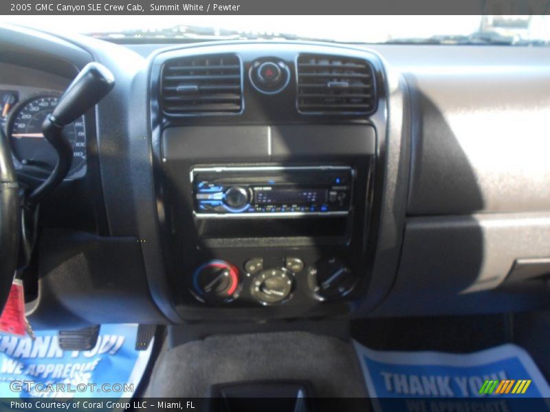 Summit White / Pewter 2005 GMC Canyon SLE Crew Cab