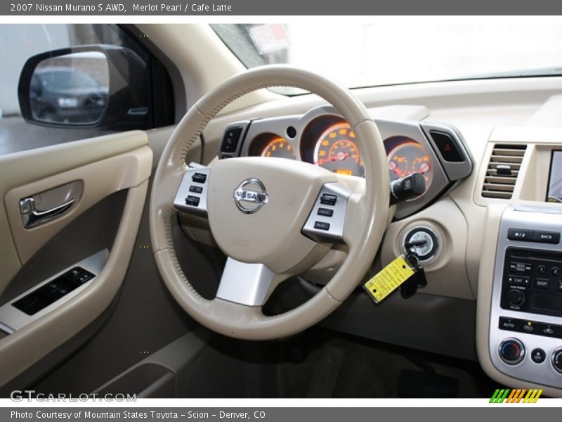 Merlot Pearl / Cafe Latte 2007 Nissan Murano S AWD