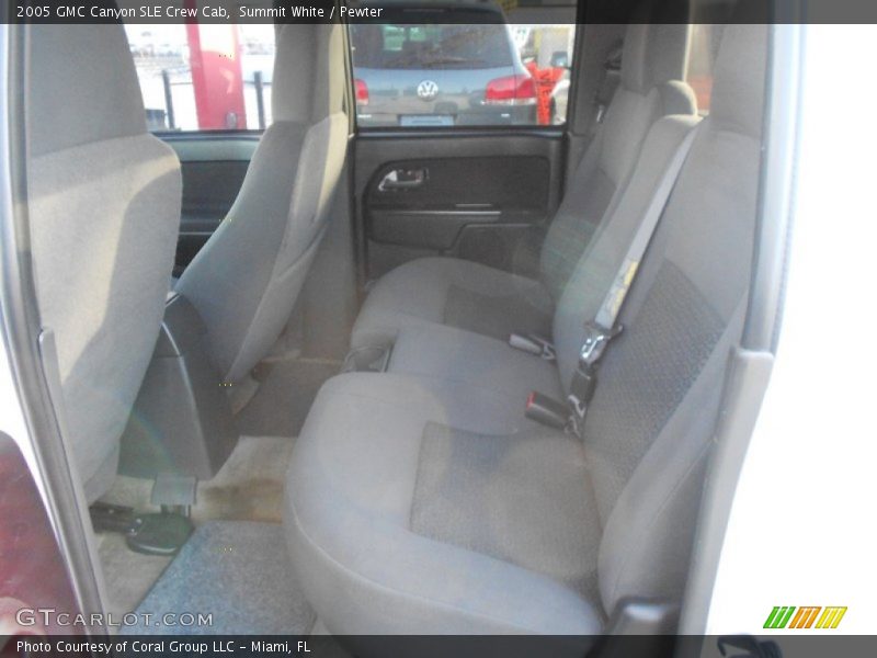 Summit White / Pewter 2005 GMC Canyon SLE Crew Cab