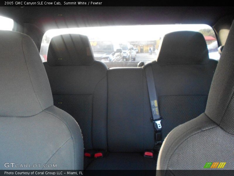 Summit White / Pewter 2005 GMC Canyon SLE Crew Cab