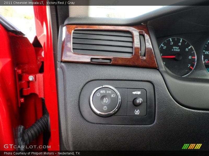 Victory Red / Gray 2011 Chevrolet Impala LT