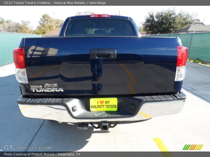 Nautical Blue Metallic / Sand Beige 2010 Toyota Tundra CrewMax