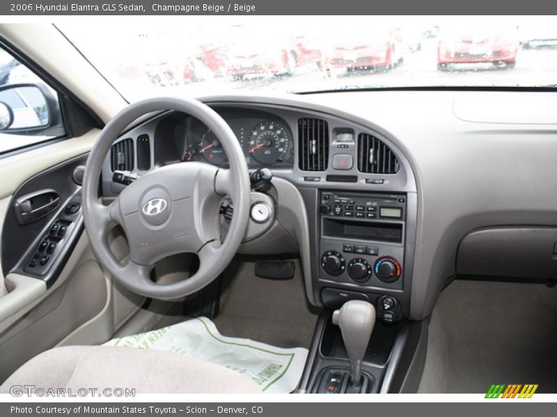 Champagne Beige / Beige 2006 Hyundai Elantra GLS Sedan