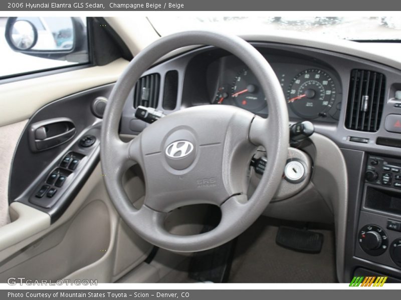 Champagne Beige / Beige 2006 Hyundai Elantra GLS Sedan