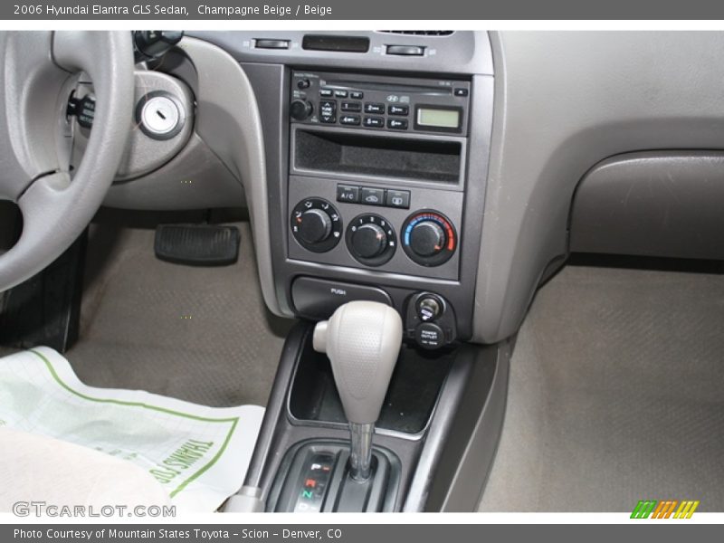 Champagne Beige / Beige 2006 Hyundai Elantra GLS Sedan