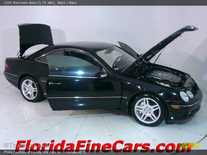 Black / Black 2005 Mercedes-Benz CL 55 AMG