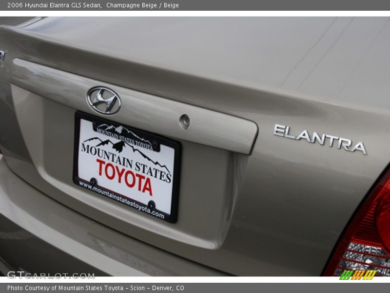Champagne Beige / Beige 2006 Hyundai Elantra GLS Sedan