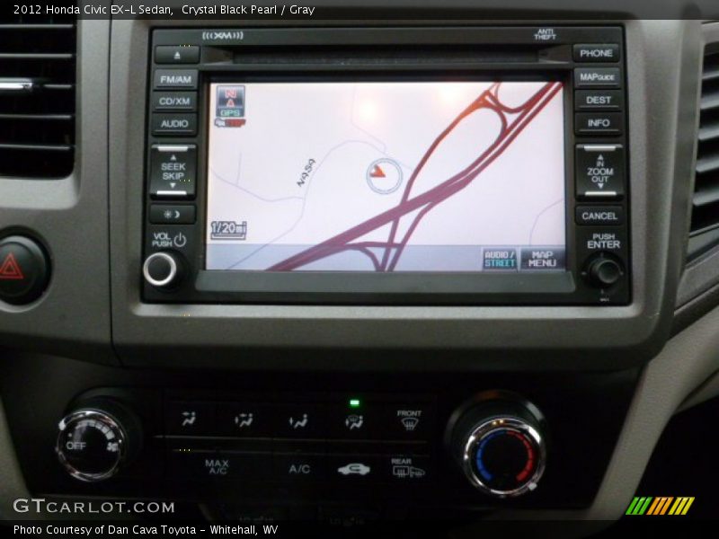 Navigation of 2012 Civic EX-L Sedan