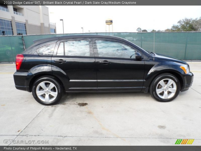 Brilliant Black Crystal Pearl / Dark Slate Gray/Medium Graystone 2010 Dodge Caliber SXT