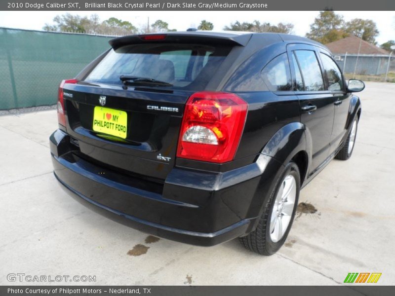 Brilliant Black Crystal Pearl / Dark Slate Gray/Medium Graystone 2010 Dodge Caliber SXT