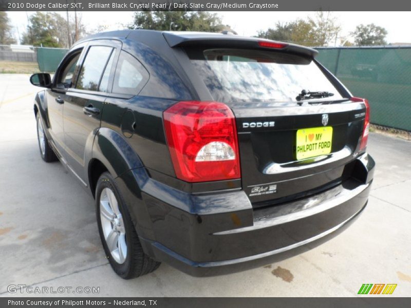 Brilliant Black Crystal Pearl / Dark Slate Gray/Medium Graystone 2010 Dodge Caliber SXT