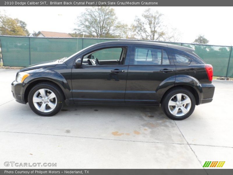 Brilliant Black Crystal Pearl / Dark Slate Gray/Medium Graystone 2010 Dodge Caliber SXT