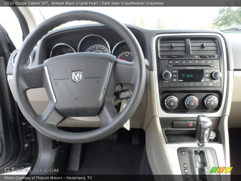 Brilliant Black Crystal Pearl / Dark Slate Gray/Medium Graystone 2010 Dodge Caliber SXT