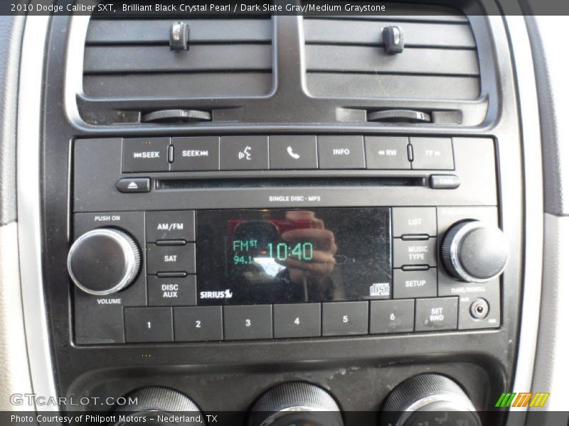 Brilliant Black Crystal Pearl / Dark Slate Gray/Medium Graystone 2010 Dodge Caliber SXT