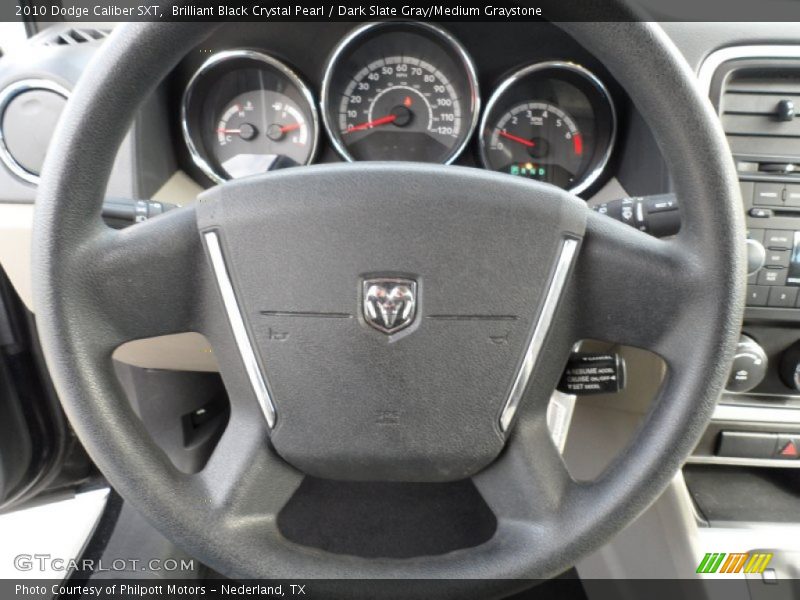 Brilliant Black Crystal Pearl / Dark Slate Gray/Medium Graystone 2010 Dodge Caliber SXT