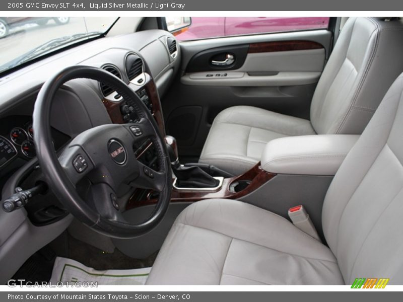Liquid Silver Metallic / Light Gray 2005 GMC Envoy SLT 4x4