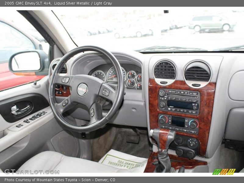 Liquid Silver Metallic / Light Gray 2005 GMC Envoy SLT 4x4