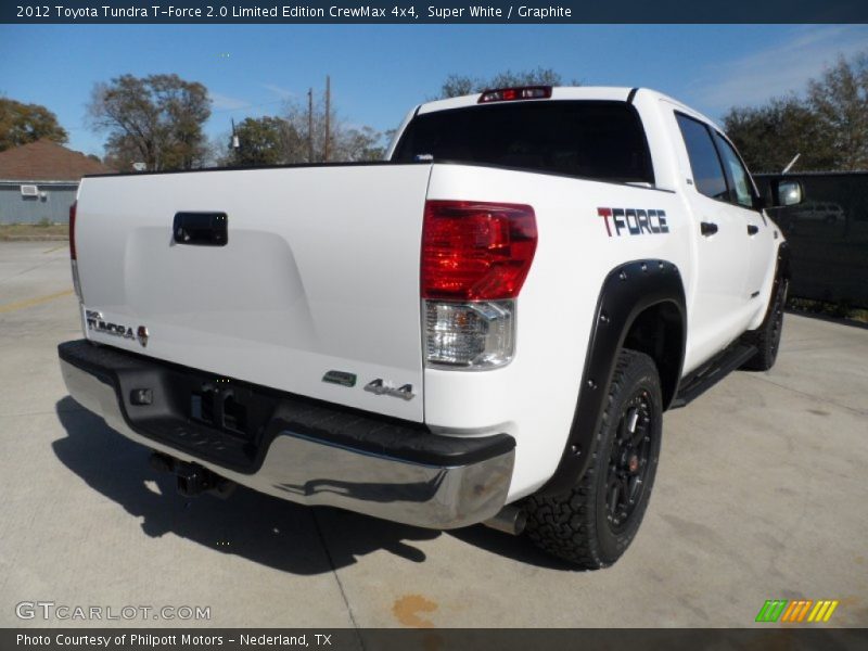 Super White / Graphite 2012 Toyota Tundra T-Force 2.0 Limited Edition CrewMax 4x4