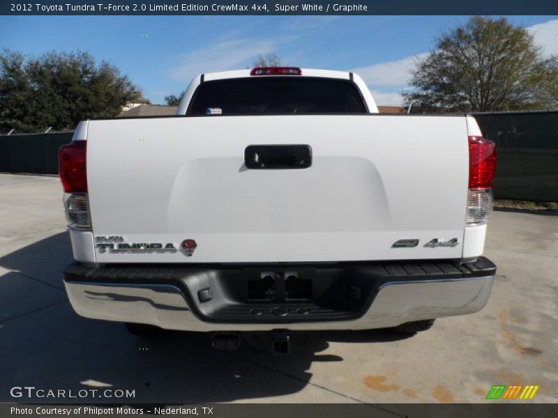 Super White / Graphite 2012 Toyota Tundra T-Force 2.0 Limited Edition CrewMax 4x4