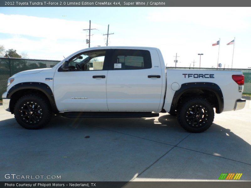 Super White / Graphite 2012 Toyota Tundra T-Force 2.0 Limited Edition CrewMax 4x4