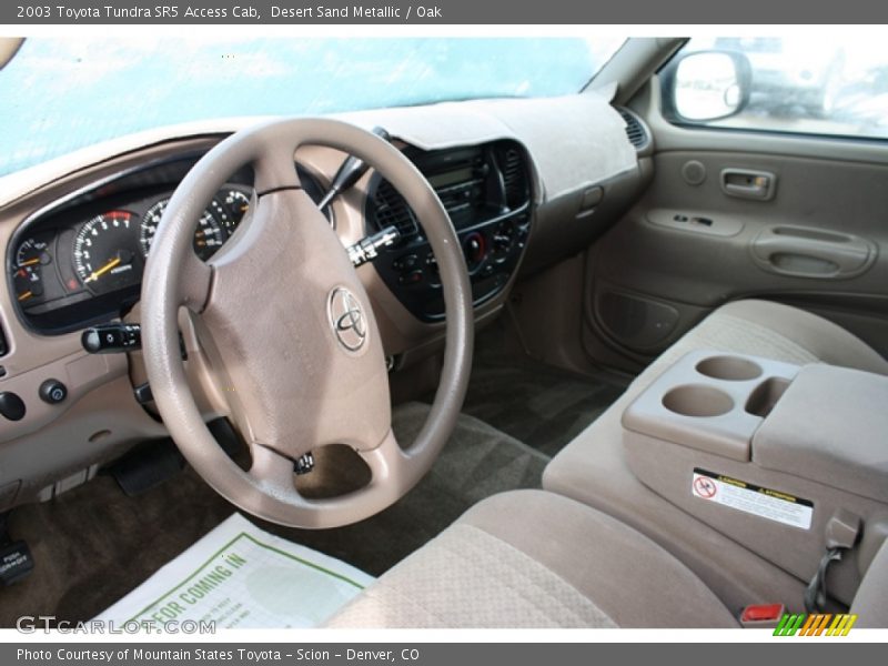 Desert Sand Metallic / Oak 2003 Toyota Tundra SR5 Access Cab