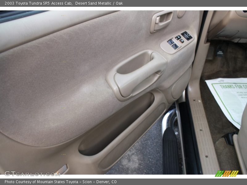 Desert Sand Metallic / Oak 2003 Toyota Tundra SR5 Access Cab