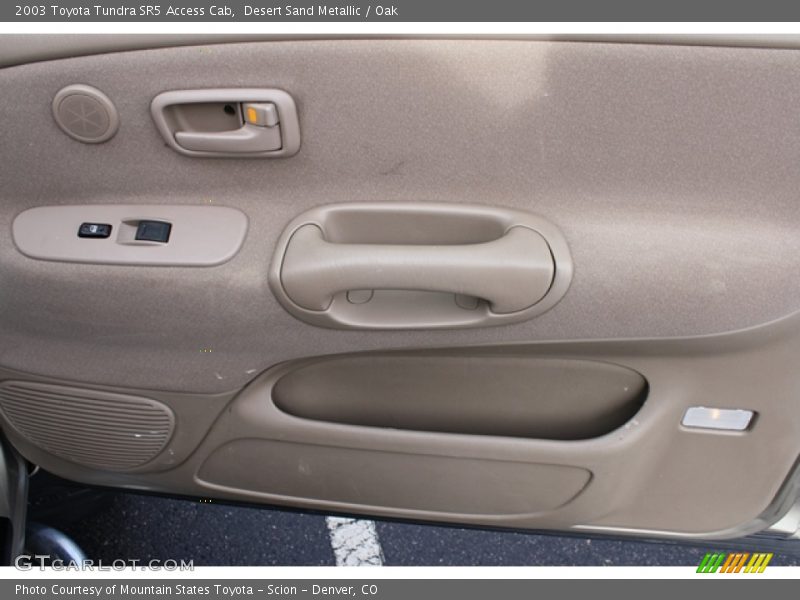 Desert Sand Metallic / Oak 2003 Toyota Tundra SR5 Access Cab