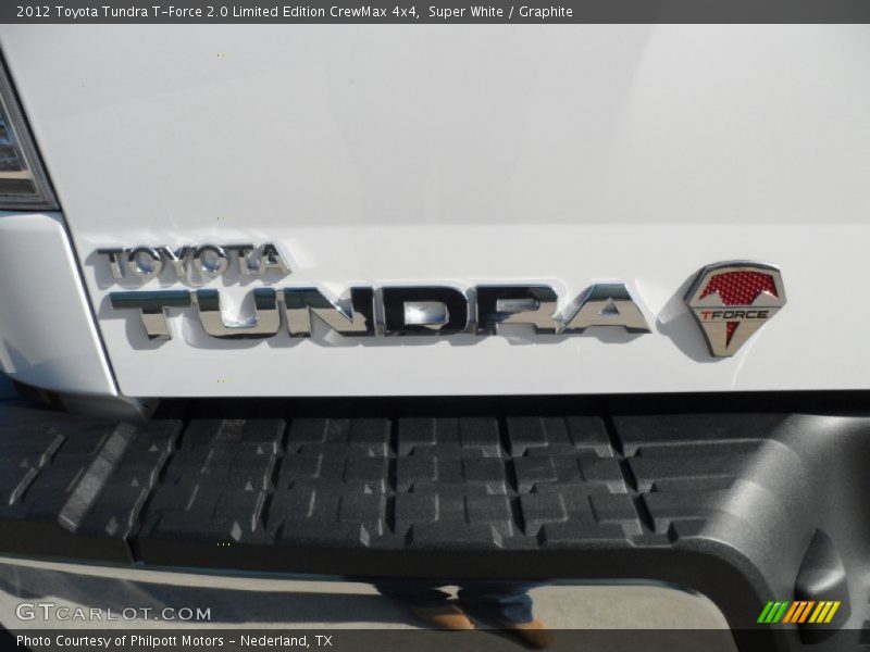  2012 Tundra T-Force 2.0 Limited Edition CrewMax 4x4 Logo