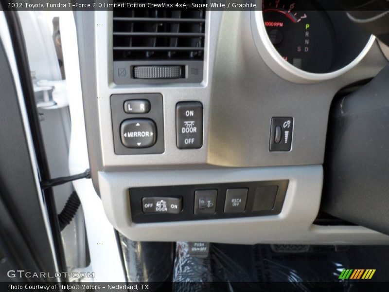 Controls of 2012 Tundra T-Force 2.0 Limited Edition CrewMax 4x4