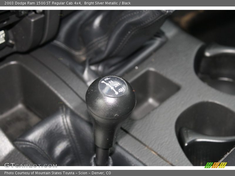 Bright Silver Metallic / Black 2003 Dodge Ram 1500 ST Regular Cab 4x4