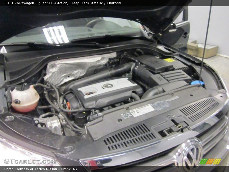 Deep Black Metallic / Charcoal 2011 Volkswagen Tiguan SEL 4Motion