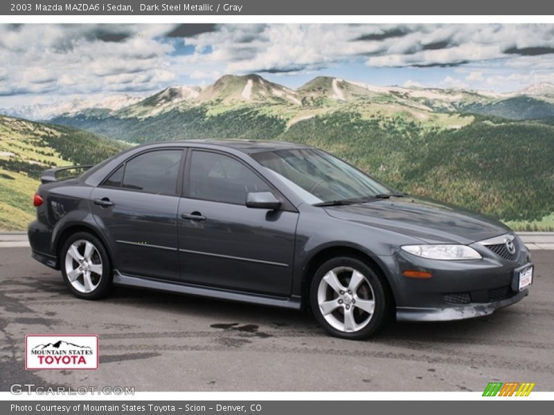 Dark Steel Metallic / Gray 2003 Mazda MAZDA6 i Sedan