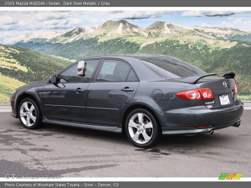 Dark Steel Metallic / Gray 2003 Mazda MAZDA6 i Sedan