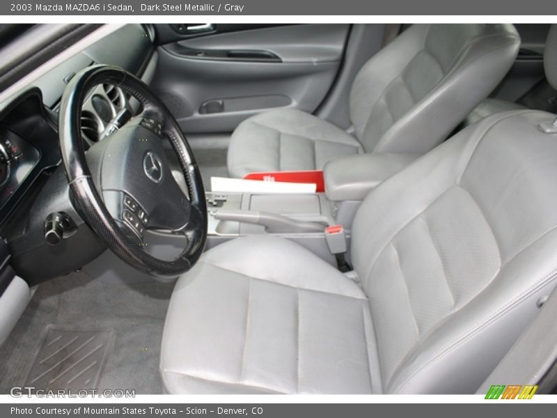Dark Steel Metallic / Gray 2003 Mazda MAZDA6 i Sedan