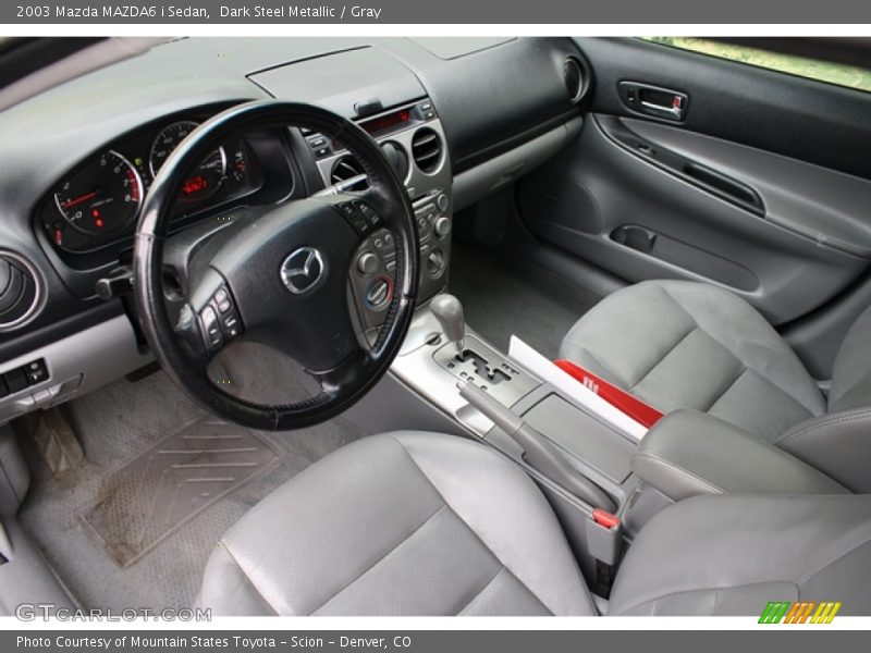 Dark Steel Metallic / Gray 2003 Mazda MAZDA6 i Sedan