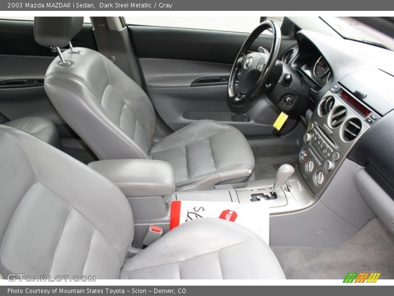 Dark Steel Metallic / Gray 2003 Mazda MAZDA6 i Sedan