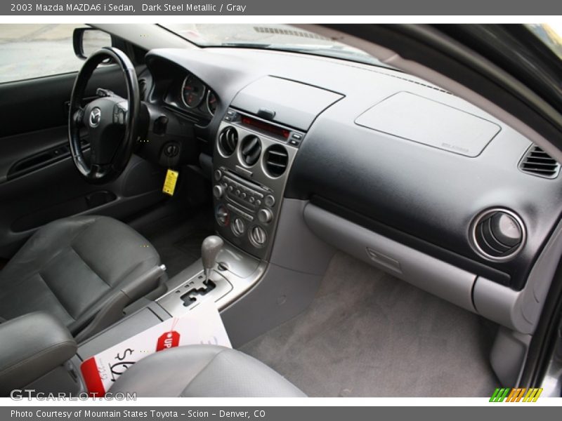 Dark Steel Metallic / Gray 2003 Mazda MAZDA6 i Sedan