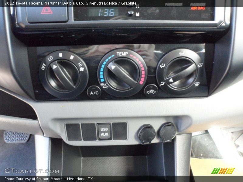 Controls of 2012 Tacoma Prerunner Double Cab
