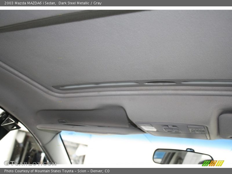 Dark Steel Metallic / Gray 2003 Mazda MAZDA6 i Sedan