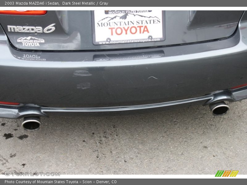 Dark Steel Metallic / Gray 2003 Mazda MAZDA6 i Sedan