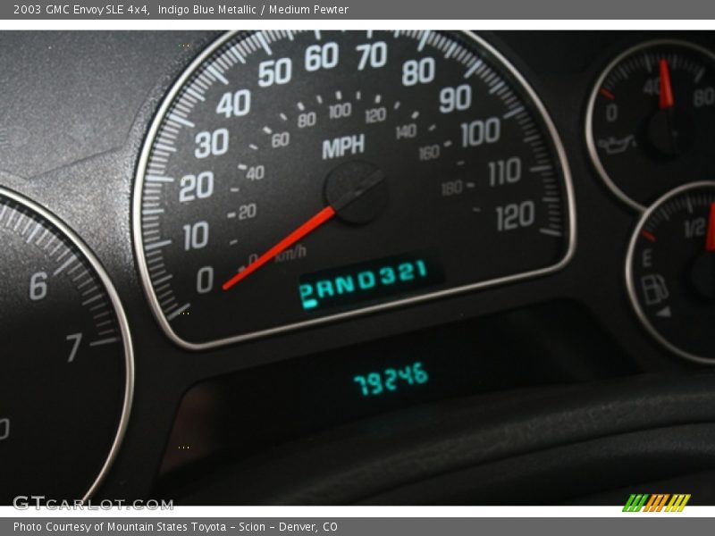 Indigo Blue Metallic / Medium Pewter 2003 GMC Envoy SLE 4x4