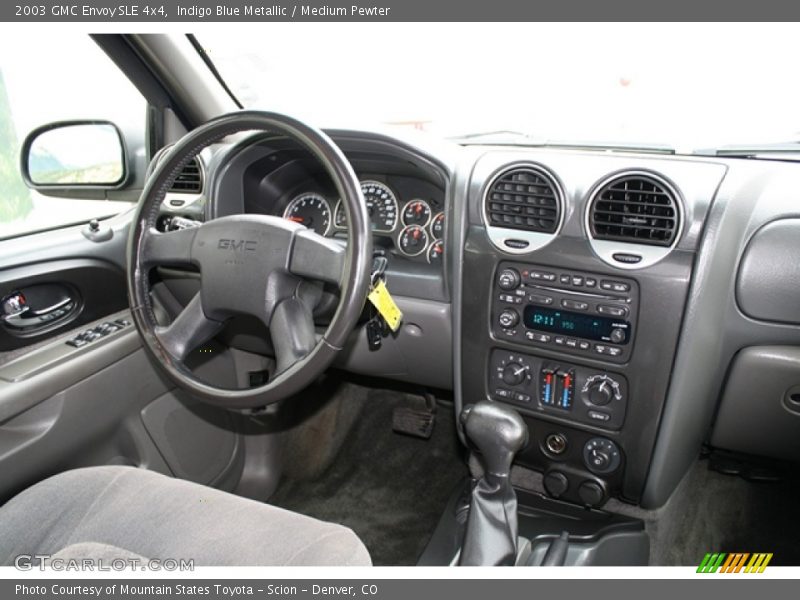 Indigo Blue Metallic / Medium Pewter 2003 GMC Envoy SLE 4x4