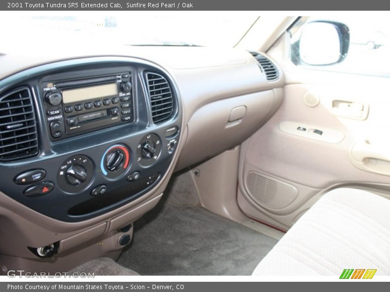 Sunfire Red Pearl / Oak 2001 Toyota Tundra SR5 Extended Cab
