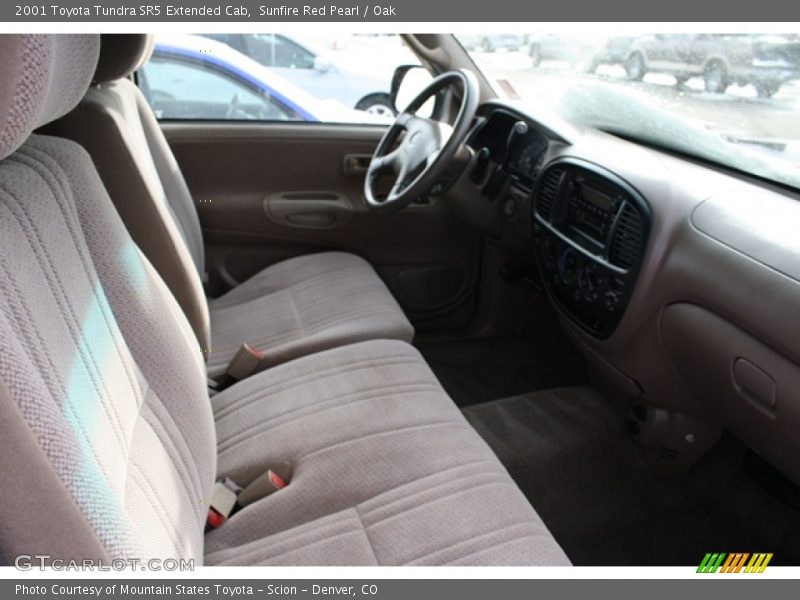 Sunfire Red Pearl / Oak 2001 Toyota Tundra SR5 Extended Cab