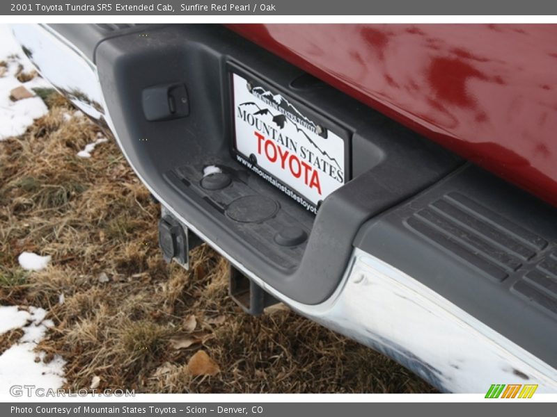 Sunfire Red Pearl / Oak 2001 Toyota Tundra SR5 Extended Cab